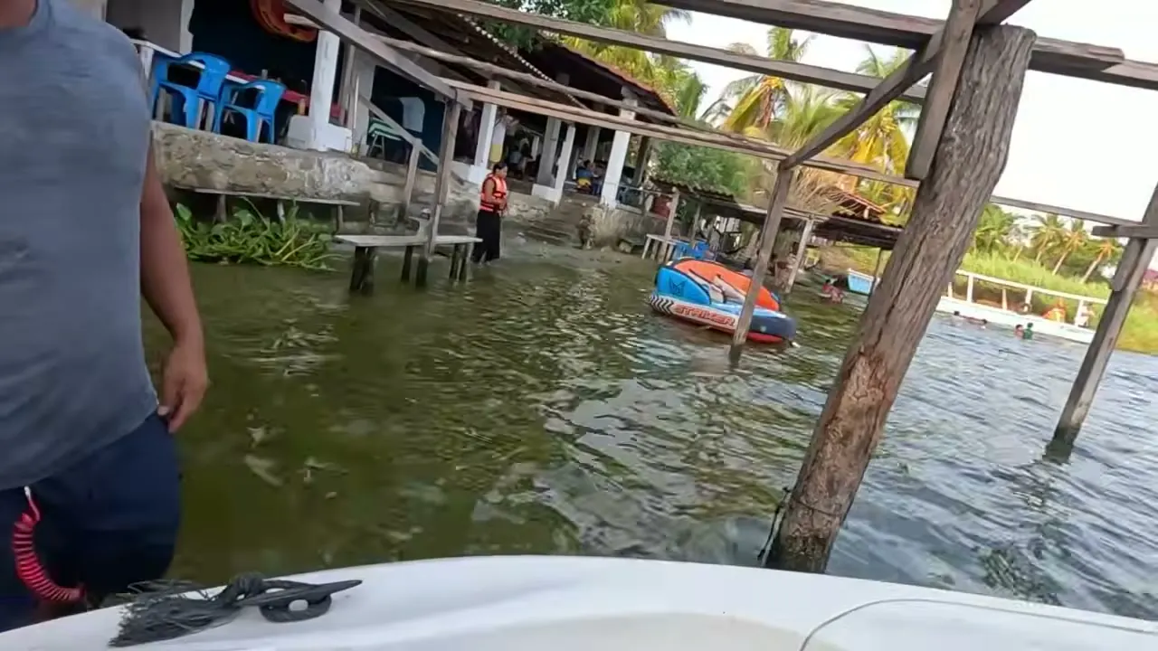 Uno de los restaurantes con muelle en Isla Montosa